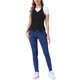 thumbnail image 2 of INSPIRE CHIC Chaleco de Mezclilla para Mujer de Regreso a Clases Cuello Halter Abotonado Chaleco de Mezclilla sin Espalda S Negro, 2 of 5