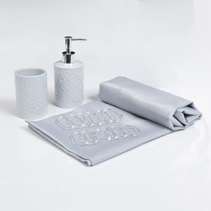Mashini - Set Baño 4 Pzas Gris