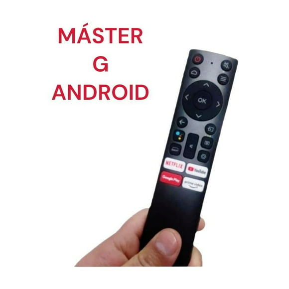 Control Remoto Master G Smart Tv Full Hd Netflix Youtube Prime Video Google Play