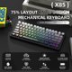 thumbnail image 2 of Teclado Yindiao X85 Inalámbrico 82 Teclas RGB Hot‑Swap, 2 of 9