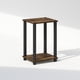 thumbnail image 3 of Mesita de noche Furinno Simplistic Compact Ámbar Pino/Negro, 3 of 6