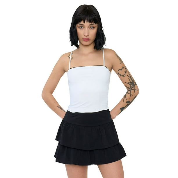 Peto Mujer Pabilo Roulet Color Blanco Corona