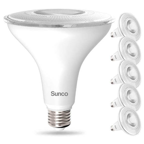 Bombilla LED Sunco PAR38 para exteriores, 13 W (paquete de 6)