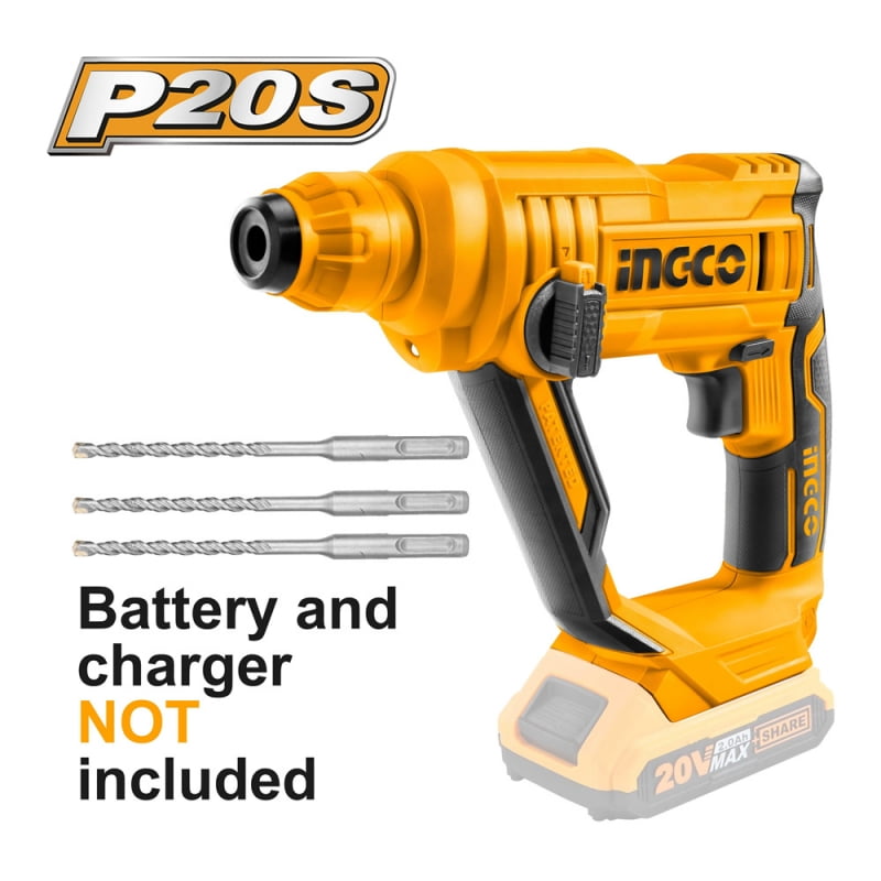 Rotomartillo Inalambrico 20v S/bat. S/cargador (crhli1601) Ingco