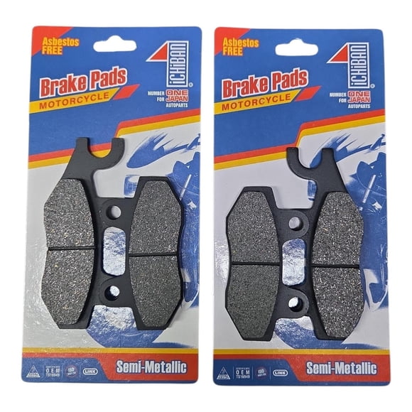 Pastillas Freno Delanteras Y Traseras Moto Kawasaki Klr 650