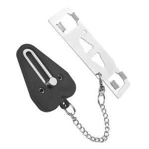 Genérico - Cerradura De Puerta De Hotel Portátil Antirrobo De Viaje Color Negro