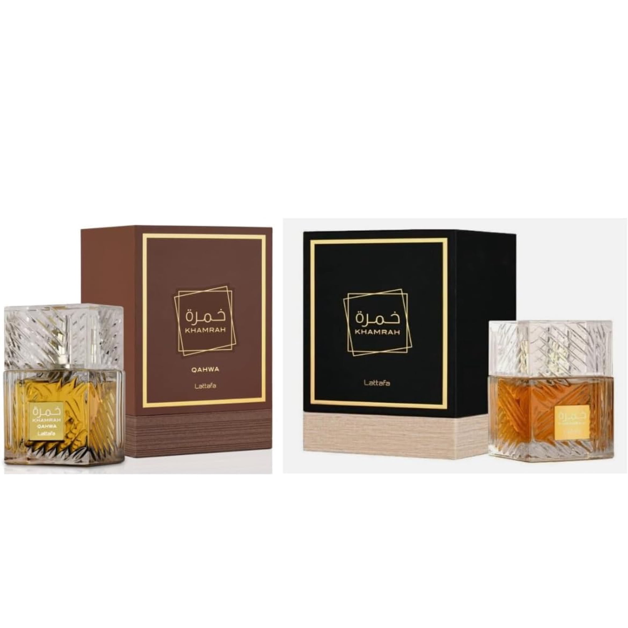 Perfume Lattafa Khamrah & Khamrah Qahwa, Perfume, 100 Ml
