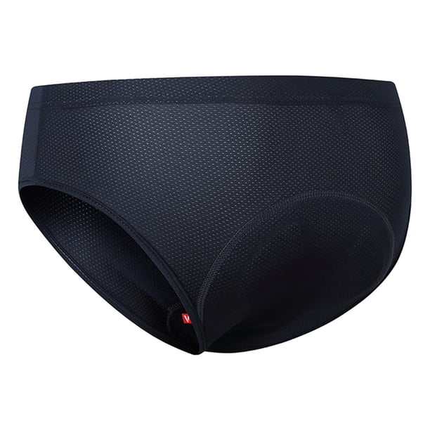 Pantalones cortos de ciclismo para hombre con forro acolchado 3D, pantalones cortos de ciclismo acolchados para montar en bicicleta, viajes, BMX , Hombre Negro L