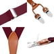 thumbnail image 3 of Set de tirantes y pajarita GUSLESON Elastic Burgundy para hombre, 3 of 6