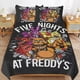 thumbnail image 1 of x565 Five Nights at Freddy's FNAF Bed Duvet Cover Microfiber Bedding Sets 3D Printed Lightweight 3 Piece Comforter Sets, 1 Duvet Cover And 2 Pillow Shams for Kids Boys Girls 90"x90" jn5, 1 of 5