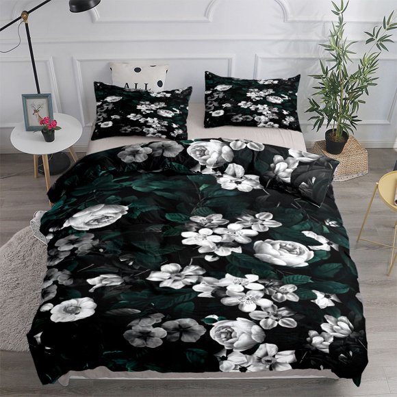 x1161 Bed SheetsBotanical Art Duvet/Doona Cover Set Twin Cal Size Bed Linen Set 3-Piece Bedding Set (1 Duvet Cover + 2 Pillow Shams) nj1161