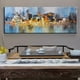 thumbnail image 2 of 1pc Abstract City Buildings Architecture Poster, Nordic Style Modern Blue Picture Print, Living Room Bedroom Wall Mural, Wall Decor, Home Decor, Frameless, 2 of 2