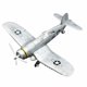 thumbnail image 1 of 1:48 Escala WWII F4U Kit De Modelo De Ensamblaje De Aviones Para Adultos Y Ni?os DIY Silver, 1 of 5
