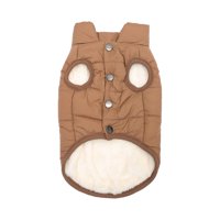 Magideal - Ropa Para Perros Pequeños, Ropa Cómoda, Ropa Ligera A La Moda Para Clima Frío, Ropa De Otoño, Chaqueta De Invierno, Disfraz De Mascota Para Cachorros Café