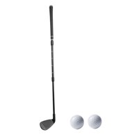 Magideal - Cuña De Golf, Chipper De Golf, Retráctil, Para Entrenamiento Al Aire Libre, Accesorios, Equipo, Antideslizante, Regalo Deportivo, Palo De Golf Con Bol Negro
