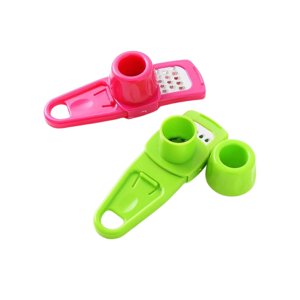 Magideal - Molinillo De Jengibre, Herramienta De Cocina, Fácil De Usar, Portátil, Ahorra Trabajo, Prensa De Ajo Multiusos Resistente, Rallador De Ajo Para