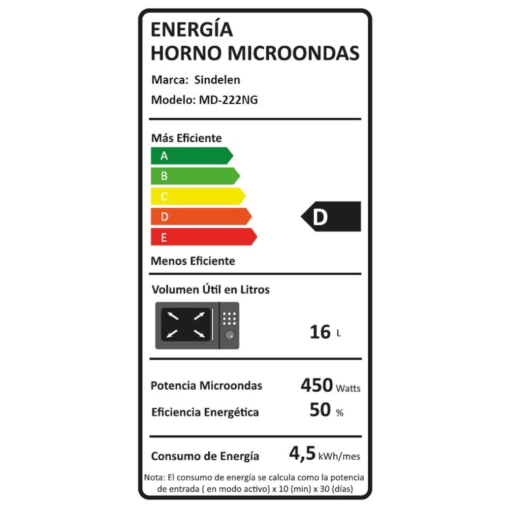 Sindelen MD-222NG 20 L Negro, foto 8
