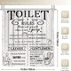 thumbnail image 1 of 1pc Waterproof Cartoon Shower Curtain with 12 Hooks and Non-Slip Bathroom Rug - Perfect Bathroom Decor and Shower Curtain Set for Bathrooms, 1 of 5