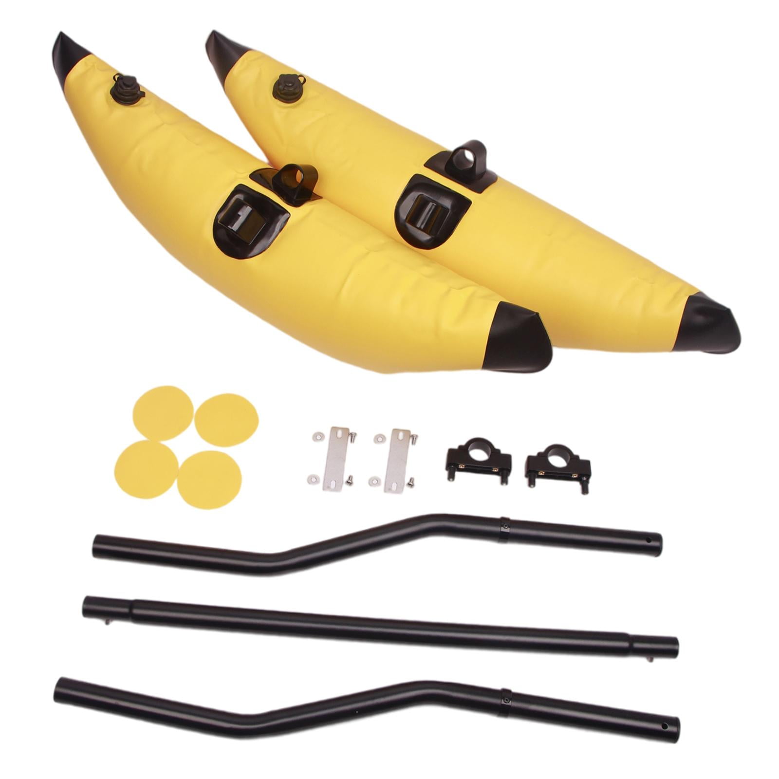 Magideal - Sistema De Estabilización De Kayak De Varillas De Flotador Estabilizador Inflable De De Parches De Reparación Para , , Amarillo