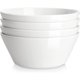thumbnail image 1 of MALACASA 60 OZ Large Salad Soup Bowls Set of 4, White Ceramic, 1 of 3