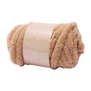 Bothyi - Hilo Grueso Grueso Tejido A Mano Hilo De Peso Diy Para Hacer Alfombras Tejiendo Caqui