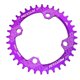 thumbnail image 3 of 104BCD Plato Redondo Estrecho Ancho 30-38T Rueda De Cadena De Bicicleta MTB Morado 34T, 3 of 5
