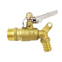 Magideal - Grifo De Latón Con Cerradura De 1/2 "", Grifo De Agua Fácil De Instalar, Grifo De Agua De Repuesto Para Garaje, Lugares Públicos, Hogar, Taller Exterio
