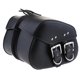thumbnail image 2 of Negro Motocicleta dos bolsas Panniers Swing Arm Saddle Bag para Harley Yamaha, 2 of 5