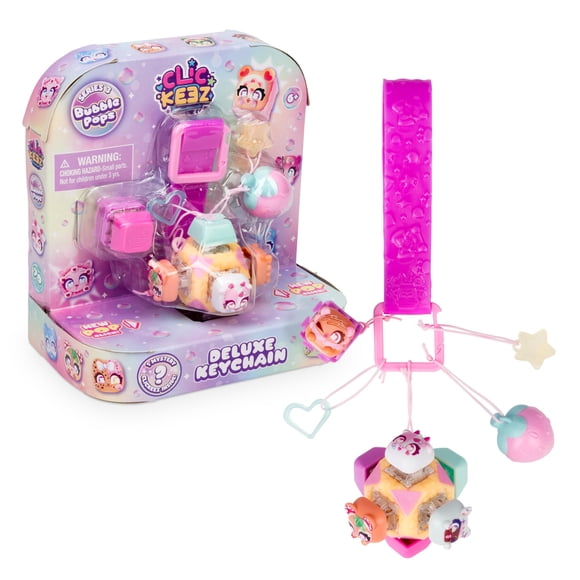 Llavero Clickeez Serie 3 Deluxe Cubo Antiestrés