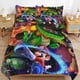 thumbnail image 1 of Super Mario 3-Piece Comforter Set for Bedroom Super Mario Bedding Set for Kids Adults Soft Microfiber Duvet Cover Set with Zipper Closure, 1 of 5