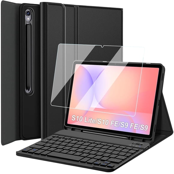 Funda con teclado y protector de pantalla para Samsung Tab Nanhent