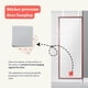 thumbnail image 4 of Colgador de espejo Home in Bold, resistente para colocar sobre la puerta, 14,5 cm, 4 of 9