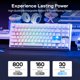 thumbnail image 5 of Teclado inalámbrico para juegos EPOMAKER G84 HE con 8K Polling 8000 mAh, 5 of 8