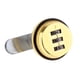 thumbnail image 3 of Combinación Cam Lock Lengüeta Camlock Para Buzón Gabinete Puerta Oro, 3 of 5