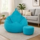 thumbnail image 1 of Puff Pera de Lino talla XL 120x80 AZUL CELESTE, 1 of 4