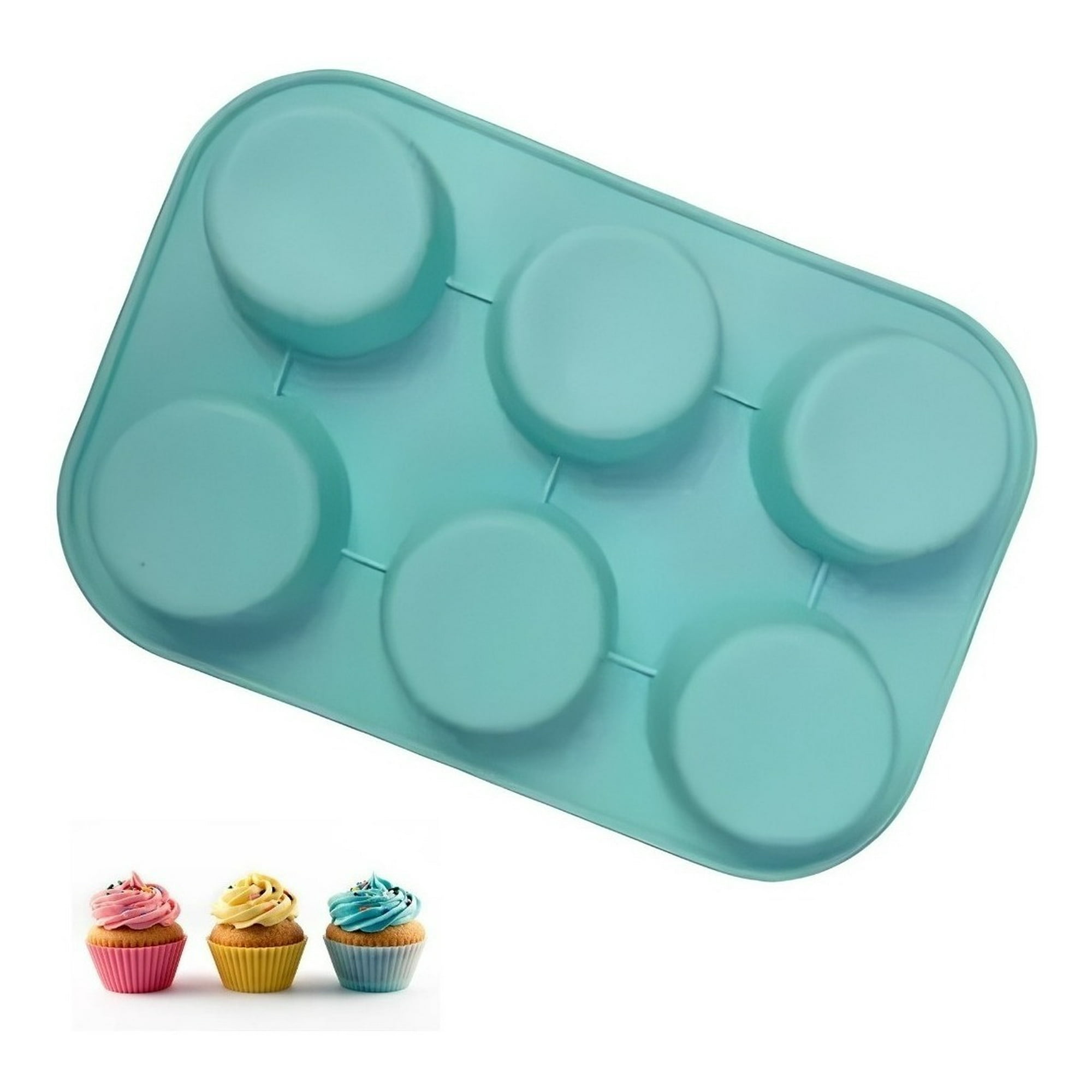 Genérico - Moldes Silicona Moldes Cupcake Molde Muffin Moldes Magdalena