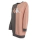 thumbnail image 2 of Poleron De Mujer Kappa Oversize Split Gris Naranjo, 2 of 5