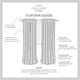 thumbnail image 5 of Par De Paneles De Cortinas Loha Linen Color Blanco Invernal, 5 of 6