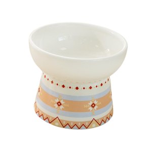 Ioensy - Comedero Elevado Para Mascotas Y Bebedero Estación De Alimentación Tazones De Comida Para Gatos Elevados Estilo D