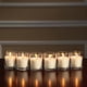 thumbnail image 5 of Velas votivas Hosley Ivory, sin perfume, 48 unidades, 10 a 12 horas de combustión, 5 of 9