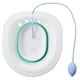 thumbnail image 1 of de asiento para inodoro, asiento de asiento con lavabo de para mujeres embarazadas, atención posparto, se la la adaptaciónción a inodoros universales y - +Enjuague enjuague verde, 1 of 5