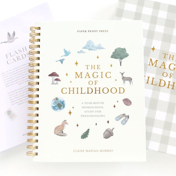 Libro de Paper Peony Press: La Magia de la Infancia – Educación en Casa para Niños de 3 a 5 Años