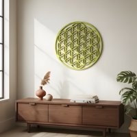 Genérico - Cuadro Decorativo Flor De La Vida 20 Cm