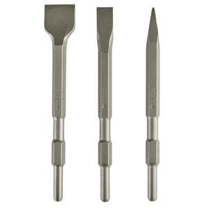 Juego De Cinceles 3 Piezas Hexagonales 17Mm Makita D-71320