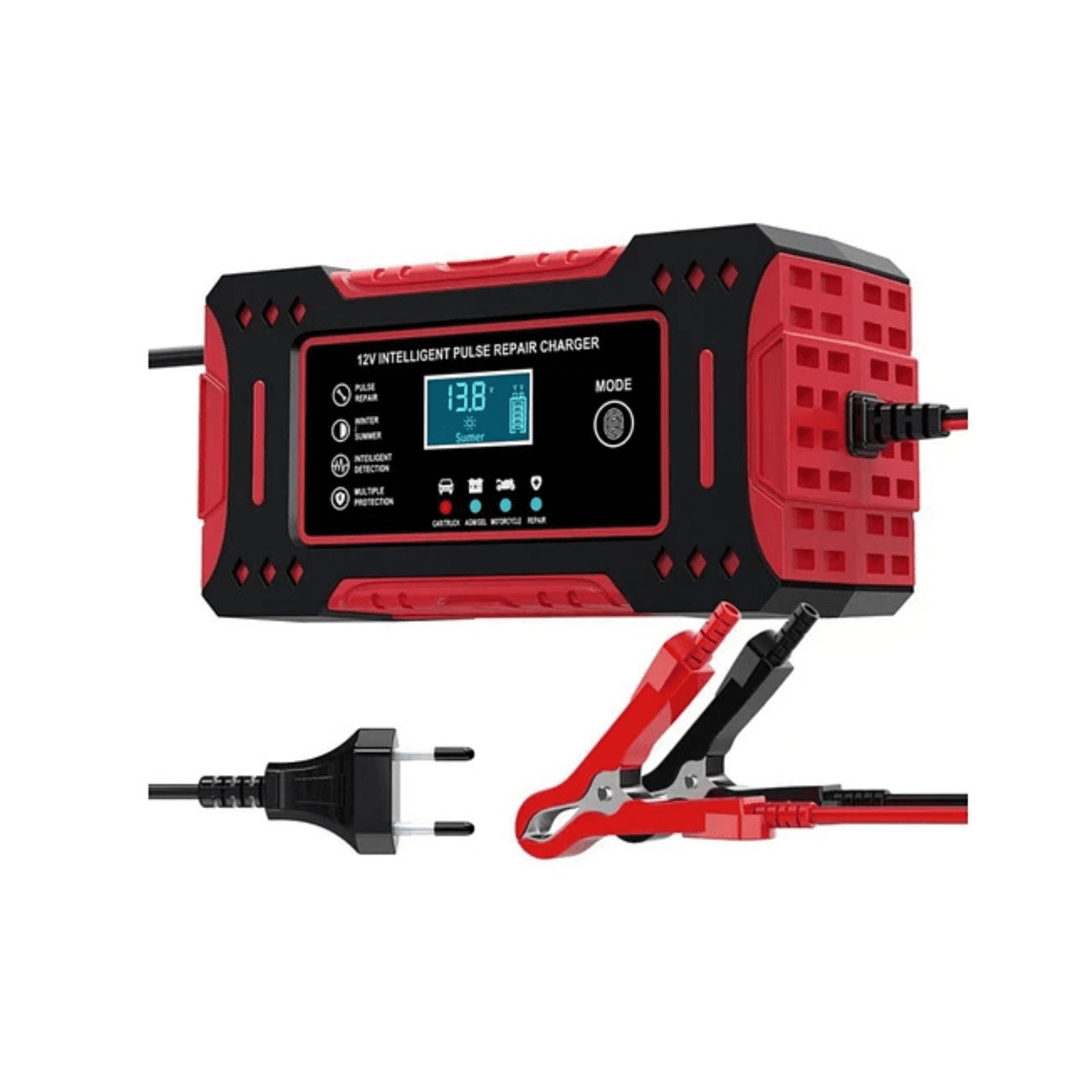 Genérico - Cargador De Batería Inteligente 12v/24vreparación De Pulso