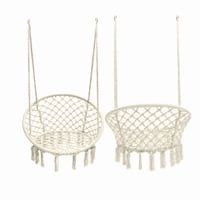 Genérico - Silla Hamaca Colgante Tejida Columpio Terraza