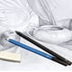 thumbnail image 3 of Juego de 33 lápices de dibujo para dibujar y esbozar, kit de lápices para dibujar, silla para teléfono, lápiz de dibujo de madera., 3 of 8