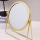 thumbnail image 5 of Espejo Escritorio De Mesa Decorativo Marco Metal Dorado, 5 of 7