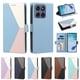 thumbnail image 5 of Cartera para Motorola Moto G86 en PU Tricolor, Funda con Solapa, Azul Claro, 5 of 6