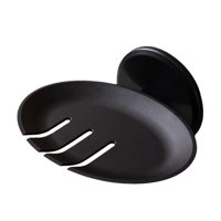 Magideal - Caja De Jabón Perforada Caja De Jabón Soporte De Caja Accesorios De Baño Caja De Contenedor De Jabón Cubierta De Jabón Jabonera Desmontable Montada En Negro
